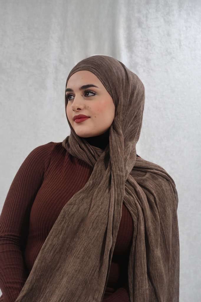 Earth Brown Crinkle Modal