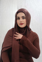 Coffee Brown Premium Cotton Jersey Set