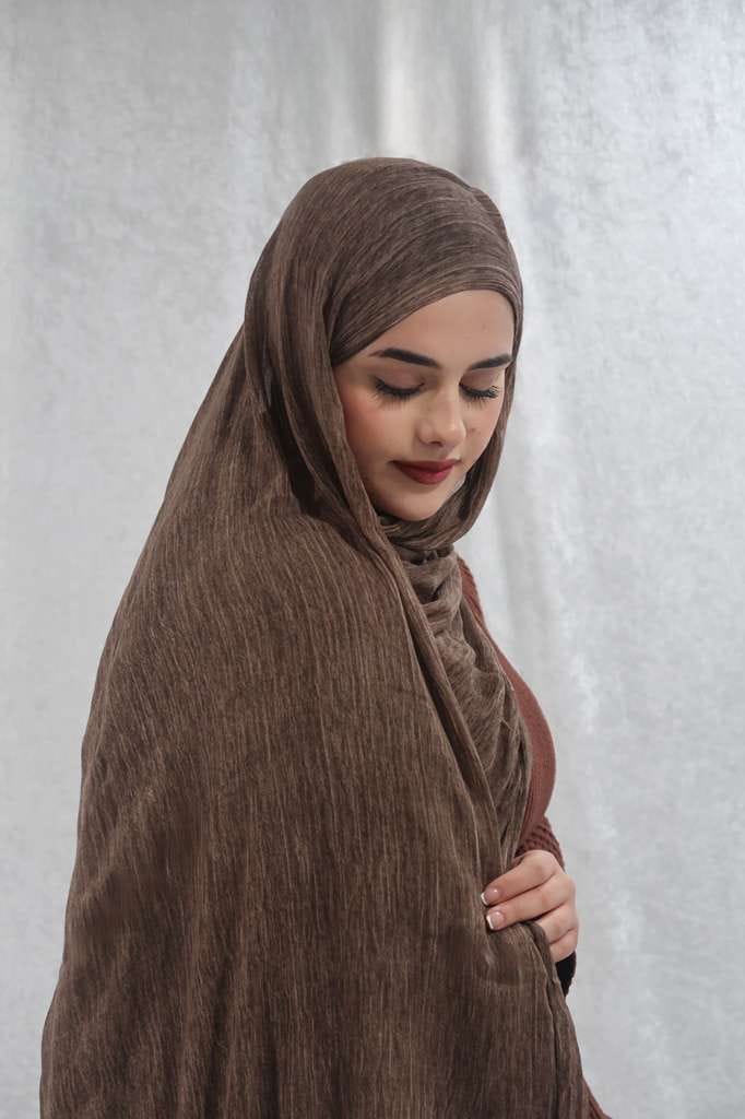 Earth Brown Crinkle Modal