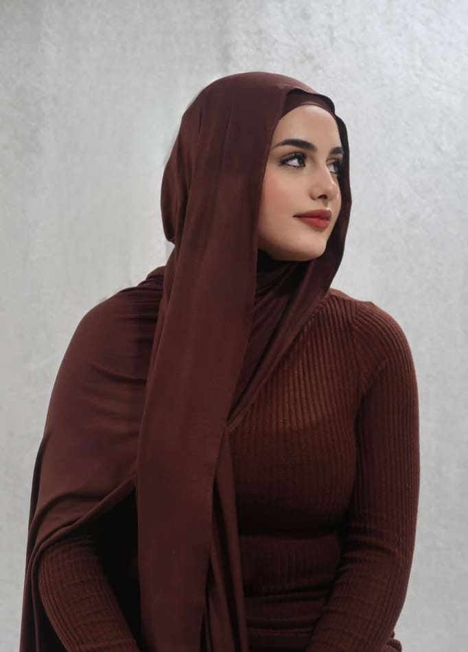 Coffee Brown Premium Cotton Jersey Set