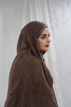 Earth Brown Crinkle Modal