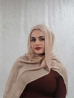 Tan Modal Hijab Set
