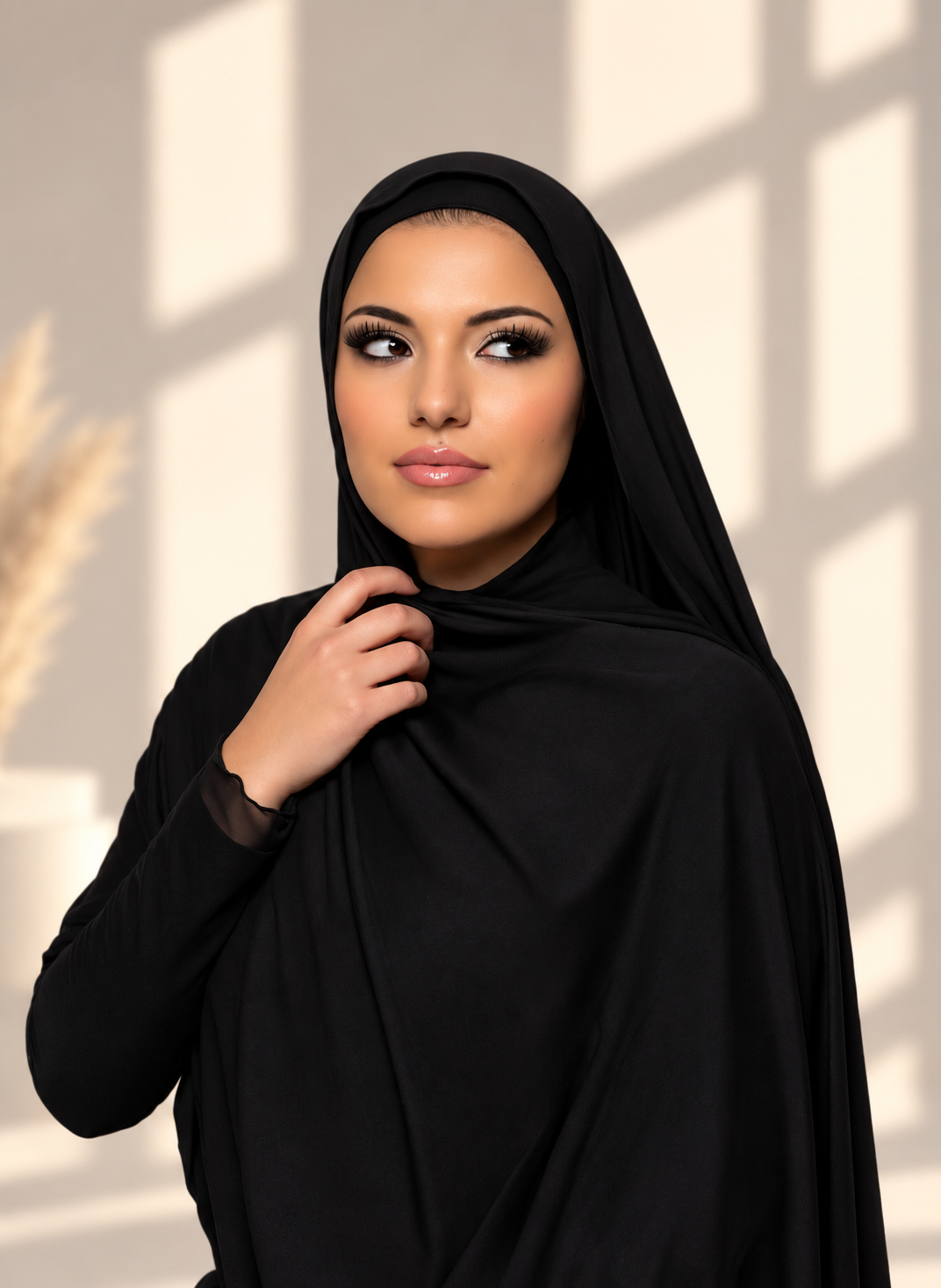 Black Bamboo Jersey Set