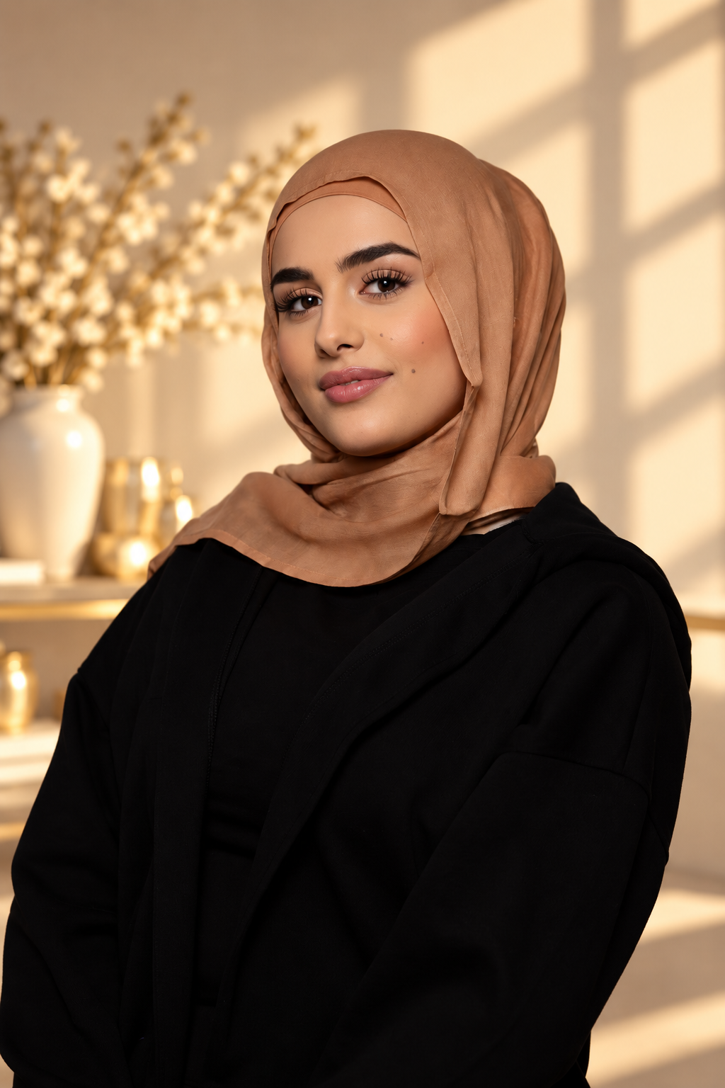 Chestnut Modal Hijab Set