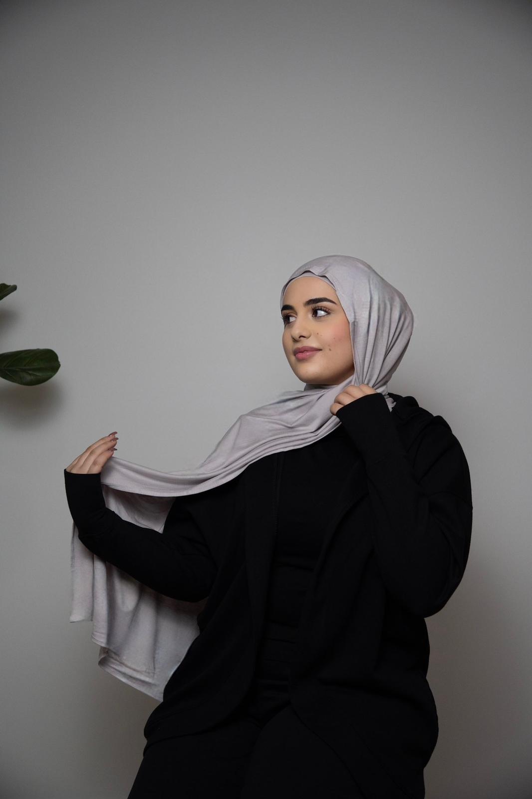 Light Gray Premium Cotton Jersey Set