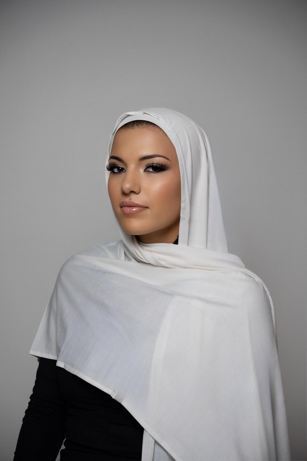 White Premium Cotton Jersey Set