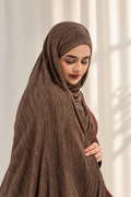 Earth Brown Crinkle Modal
