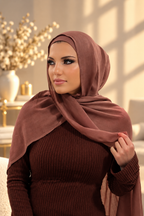 Dark Rosewood Modal Hijab Set