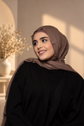 Deep Taupe Modal Hijab Set