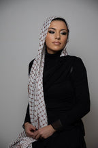 Brown Keffiyeh Modal Hijab