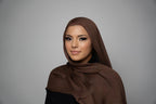 Chocolate Brown Modal Hijab Set