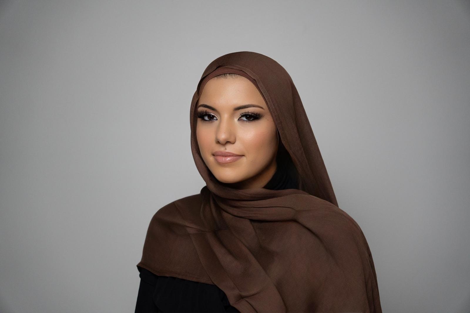 Chocolate Brown Modal Hijab Set