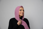 Dusty Rose Chiffon Hijab Set