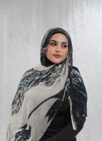 Ocean Escape Printed Modal Hijab