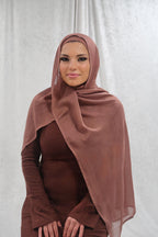 Dark Rosewood Modal Hijab Set