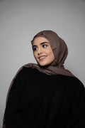 Taupe Modal Hijab Set