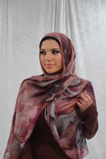 Watercolor Printed Modal Hijab